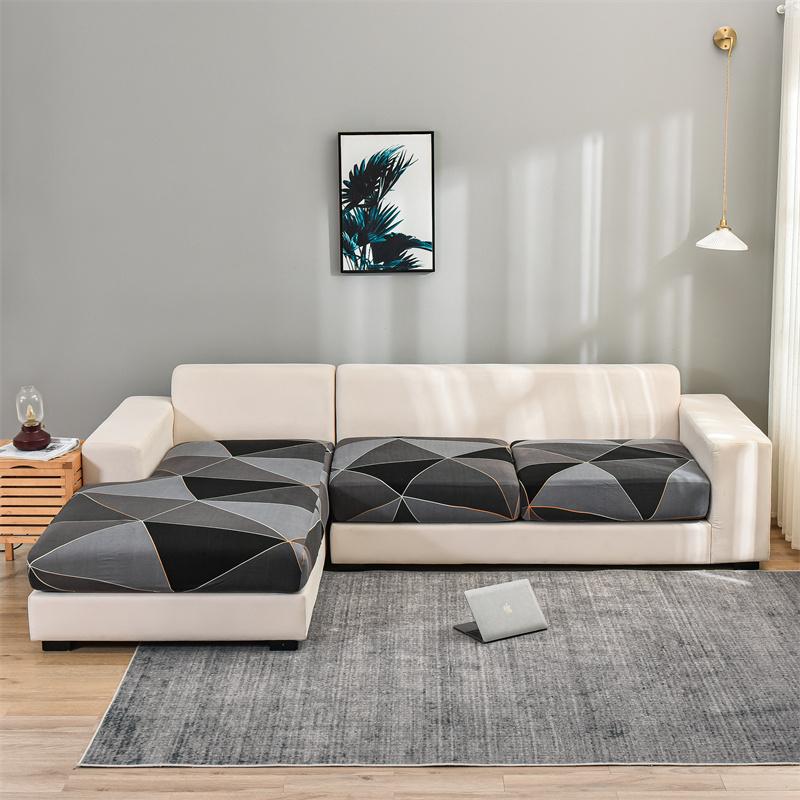 Stretch Floral Sofa Seat Cushion Cover Elastic Sofa Covers For Living Room Armchair Couch Cover L-Shape Sofa Cover Removable