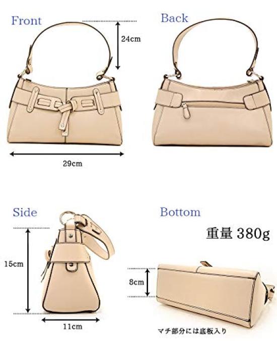 Add Rouge Compact Synthetic Leather Shoulder Bag for Perfect for Casual Shoulder Navy Women, Commuting, Bag/Handbag [h54531]