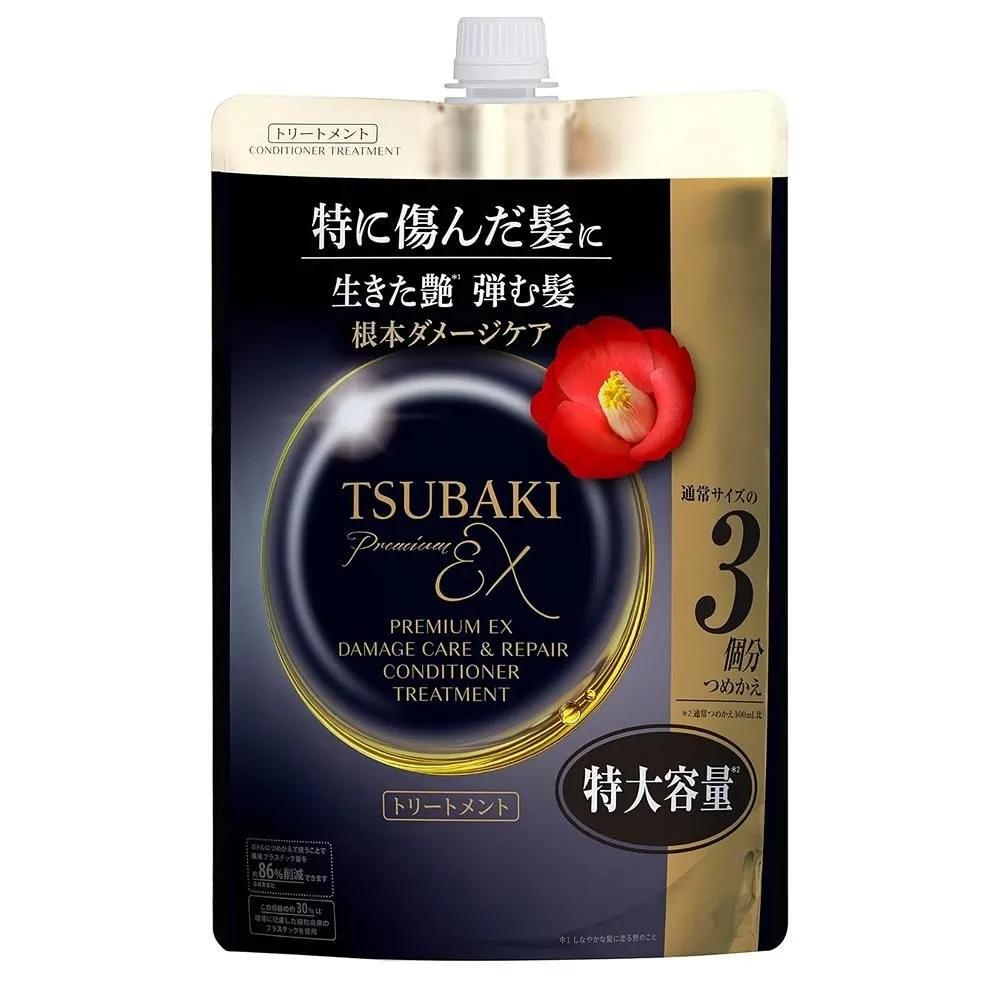 TSUBAKI Бальзам-уход Сменный блок 900 мл 1 упаковка Обновленный TSUBAKI Бальзам-уход Сменный блок, 30,4 жидк. унц. (900 мл), Премиум EX