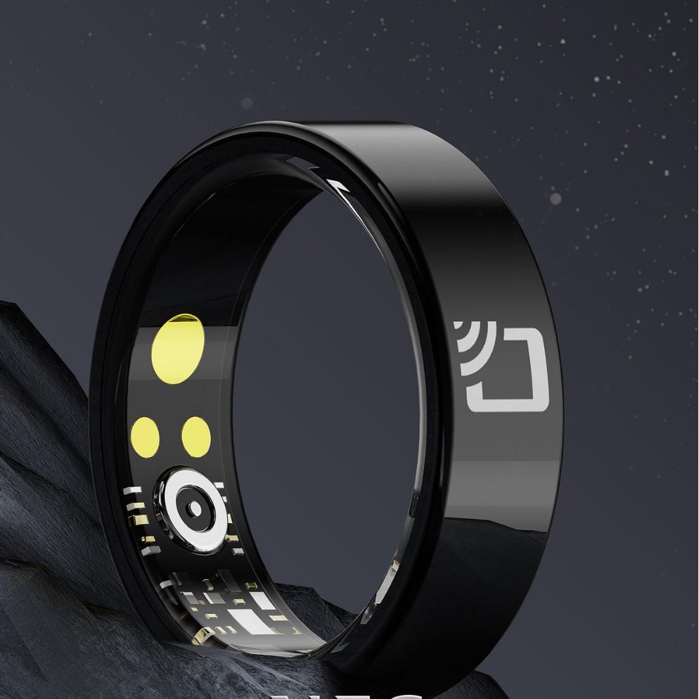 R20 Ceramic Waterproof Smart Ring - Heart Rate/Blood Pressure/Blood Oxygen/Sleep/Sports Monitoring with NFC