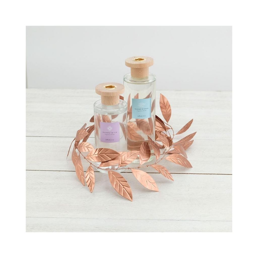 Shisei Hanbai Tinplate Laurier W8 x L110cm 423698 Wreath, Copper, (ABT)