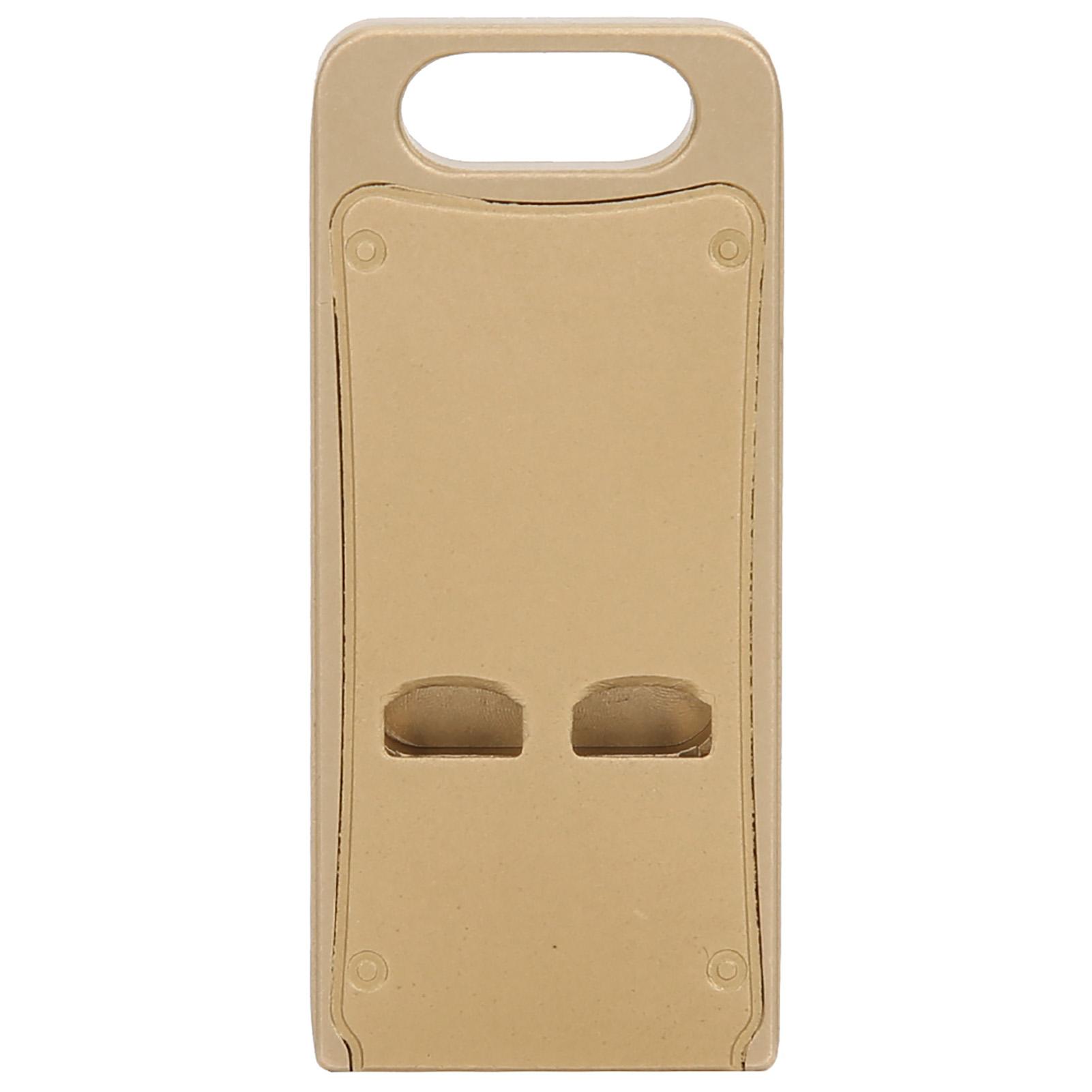 

Retro Brass Whistle Double Tube Emergency Rescuing Survival Whistle 80~130dB