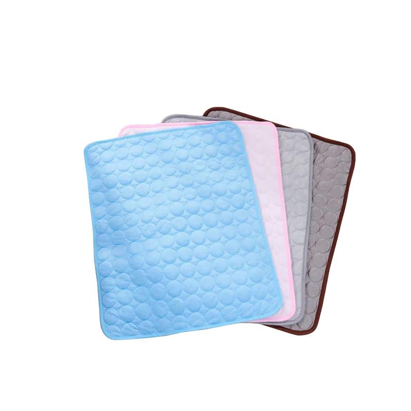 Summer Cooling Pet Mat: Breathable Ice Silk Pad for Dogs & Cats