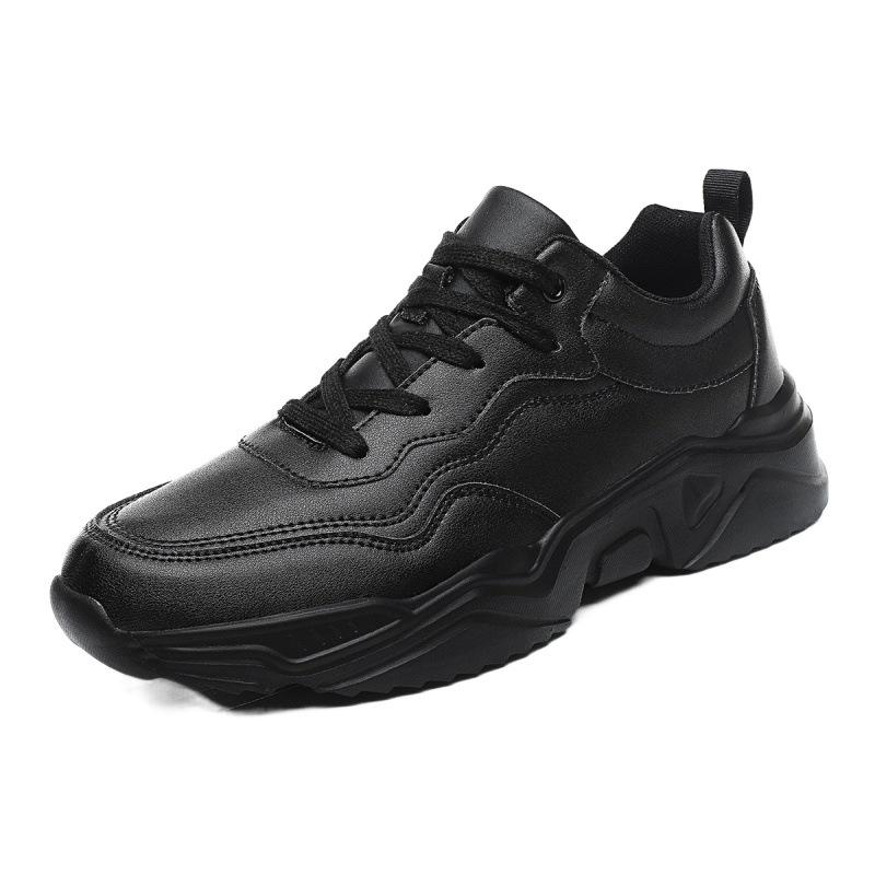 New dad shoes men's sports shoes pure black casual fashion wear-resistant heightening shoes men's shoes