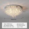 Modern Crystal Ceiling Lamp - Warm, Romantic, Simple, Atmospheric Design for Bedroom and Living Room