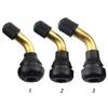 PVR70 Rubber Brass Right Angle Stem Caps Scooter Tyre Valves Motorcycles 90 Degree Tyre Valves Stem