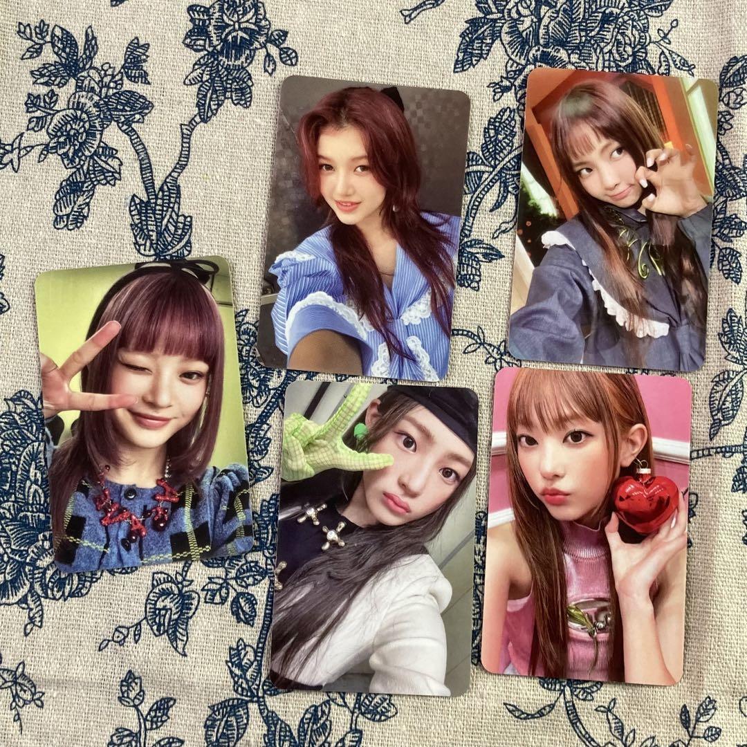 

[USED] NewJeans 5 sheets omg ditto public broadcast sanok trading card