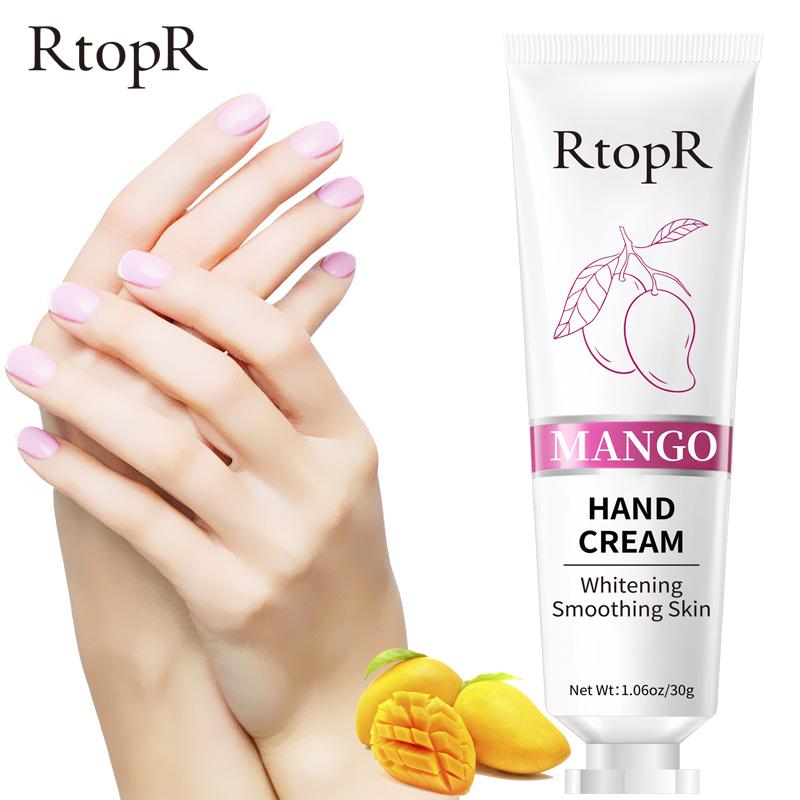 RtopR World Premiere Mango Bright Moisturizing Liquid High Quality Skin Hand Whitening Face Care Anti-aging Serum Hand Cream