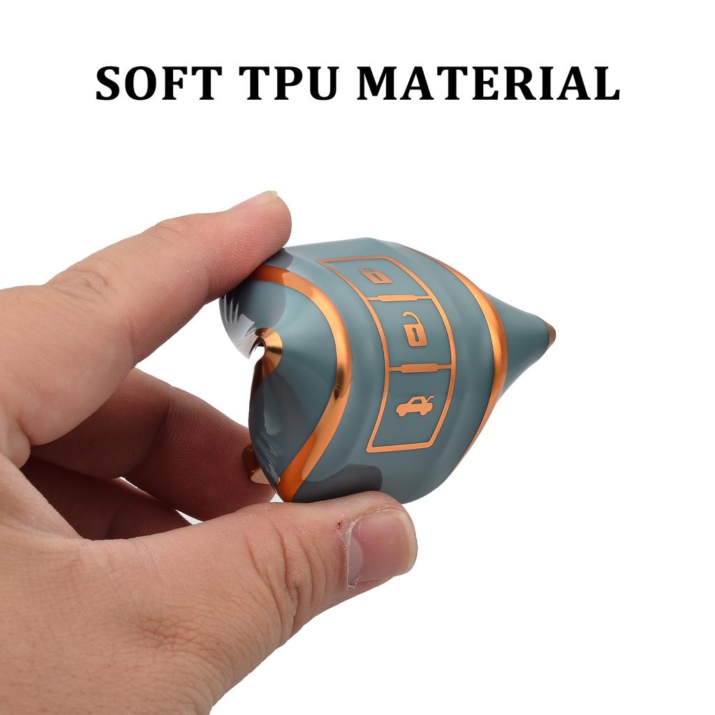 Tpu Car Key Case Cover Shell Fob For Mitsubishi Outlander Lancer Eclipse Mirage Keyless Entry Smart Key Case Waterproof