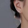 Elegant High-End Cross Ear Cuffs: Stylish Long Ear Studs for a Unique Look with Seven Wearable Styles