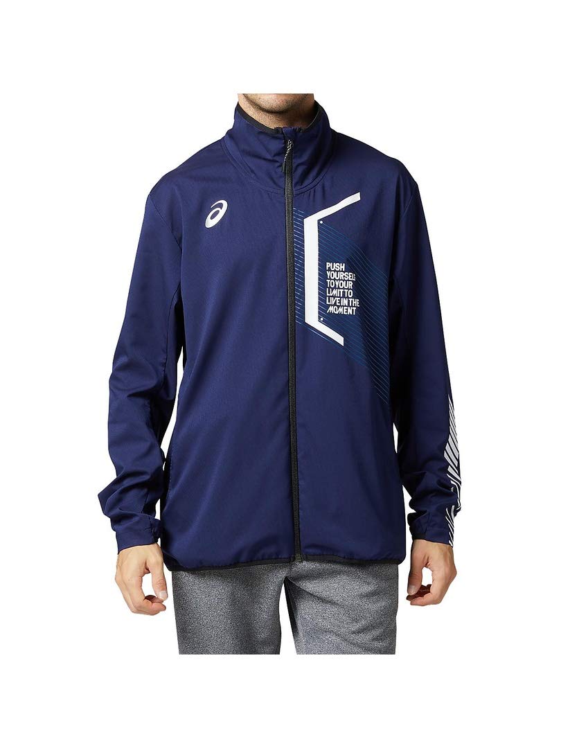 

Тренировочная одежда LIMO Stretch Cross Jacket 2031B185 Темно-синий Япония M к японскому размеру [Asics] Мужская (эквивалент М)