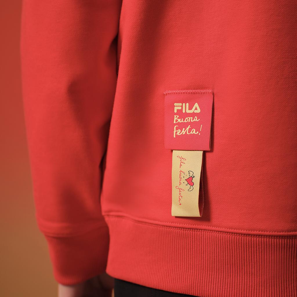 New FILA ORIGINALE Sweatshirt Unisex Legend Red F11U519204F-RD