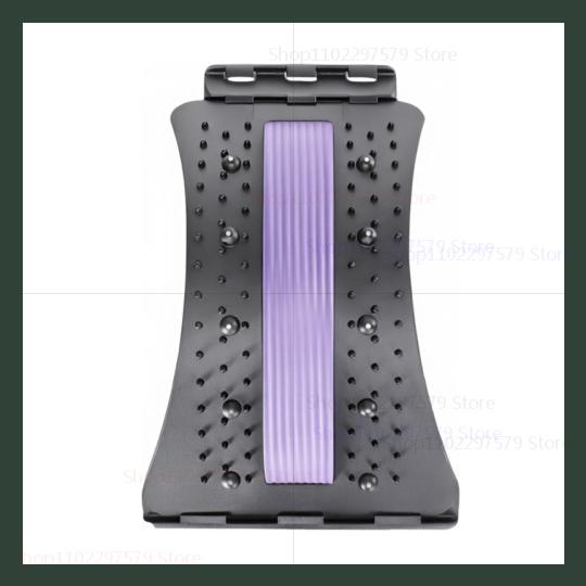 

Поясничное успокаивающее устройство Фитнес поясничный массажер Поддержка Инструмент для релаксации Растяжка для облегчения боли в позвоночнике Массажное оборудование фиолетовый