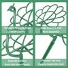 Neuer Outdoor Pfauenform Rankgitter Blumentopfhalter Ständer Rahmen Gartenpflanzenstab Pflanzenstütze Ständer Hof Blumen