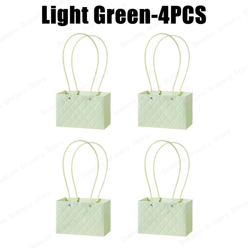 2026 New Reusable Waterproof Flower Tote Bag Eco Friendly Wedding Party Favors Gift Box Portable Bouquet Packaging Decorations
