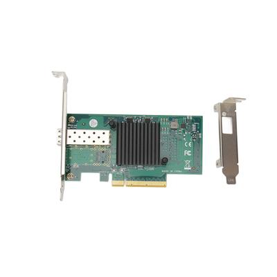 PCIe Network Card PCI Express X8 5.0GTs 10000Mbps SFP LC WoL ISCSI Startup Gigabit Server Adapter