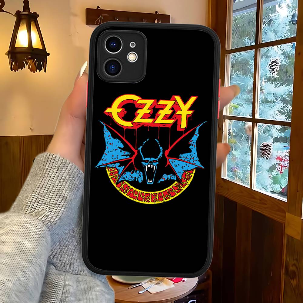 O-Ozzy Osbourne Band Phone Case For IPhone 16 15 14 Plus 15 13 12 11 Pro Max X XS MAX Matte Cover