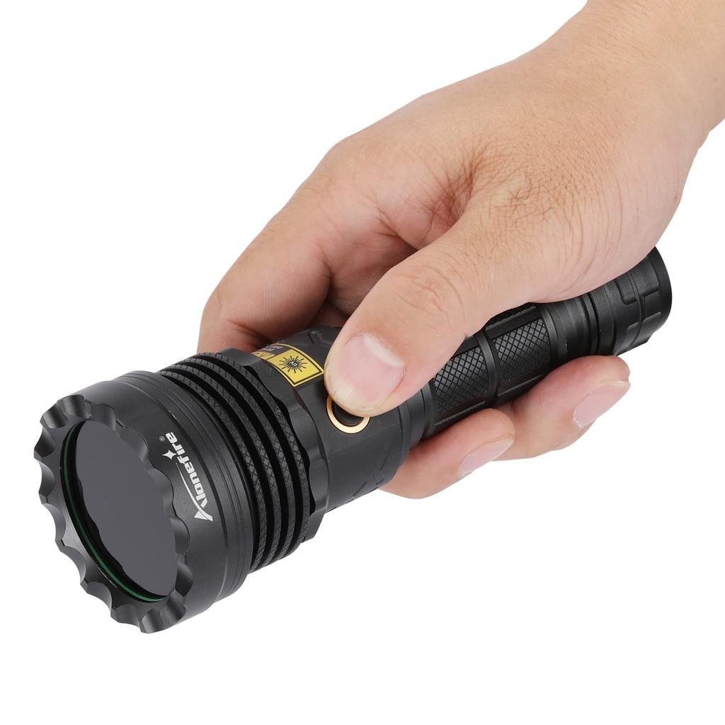 Alonefire SV52 25W Ultraviolet Black Light, Powerful UV LED Light with 365nm Wavelength, USB Rechargeable, for Anisakis, Wood's Light Testing, Pet