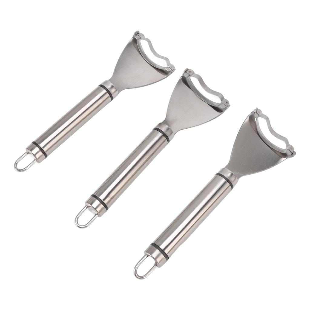 3 Stück Edelstahl Mais Schneider Schäler Sicher Schnell Sauber Bequemer Griff Maisdrescher Hobel