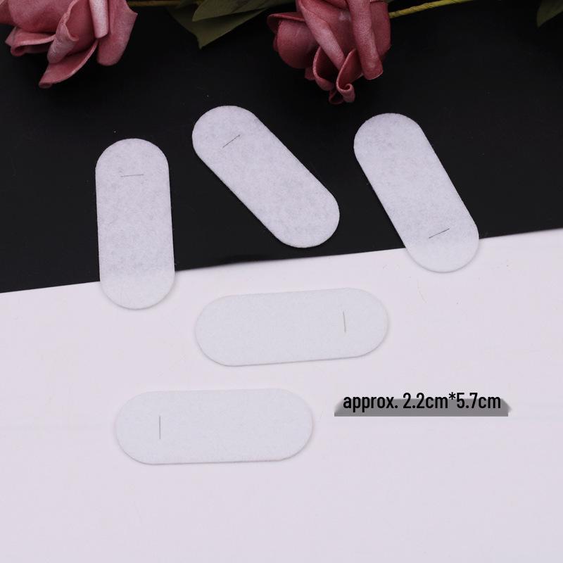 DIY Non-Woven Fabric Jewelry Clips: 5-6cm Square, Teardrop, Oval.