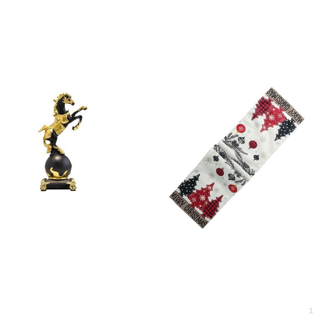 Modern Horse Figurine Sculpture Collection for Bedroom Living Room Desk Centerpiece with Seasonal
