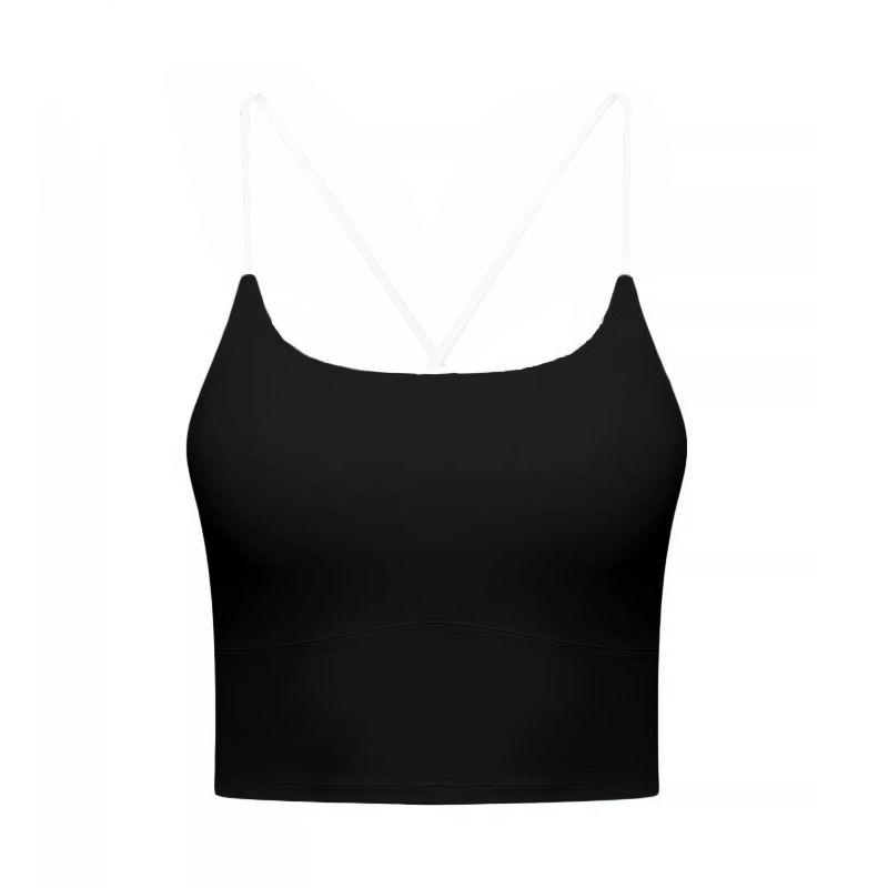 

Summer Sports Intimates Women s Sexy Sling Beautiful Back Pilates Yoga Training Vest Bubble Wrap Gathered without Trace Running