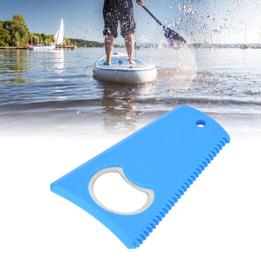 Quality Portable Surfboard Board Wax Comb Remover Cleaning Tool Accessory(blue)