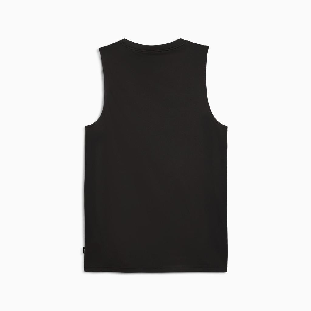 Puma Comfortable Soft Letter Round Neck Sleeveless Vest Men Tops Black 630497-01