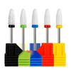 5-Piece Ceramic Nail Drill Bits Set for Manicure & Pedicure
