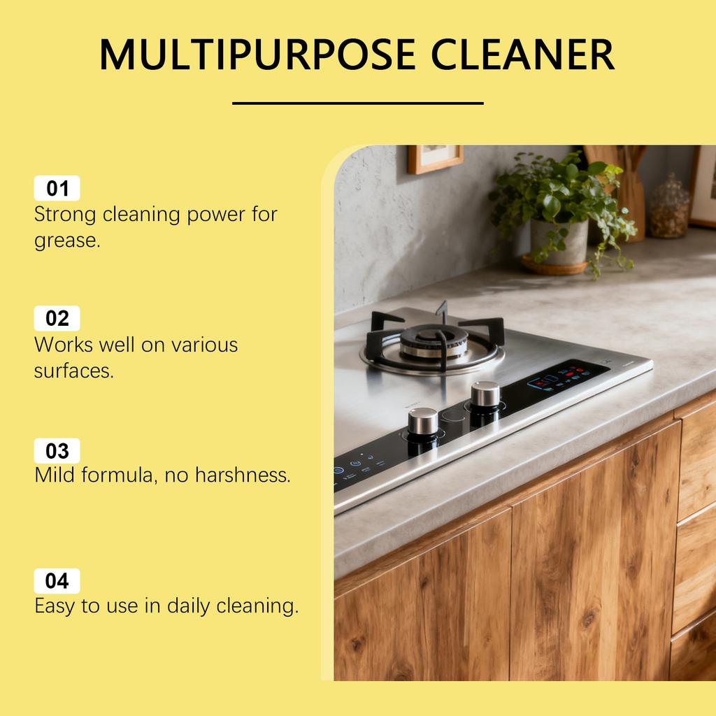 Multi-purpose Cleaner For Kitchen And Bathroom Multi-surface Cleaning And Daily Household Cleaning Care Liquid120ML