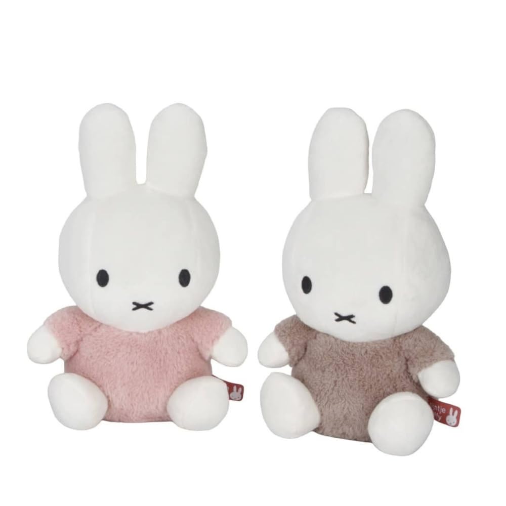 DADWAY Miffy Plush Toy, 25cm, Fluffy, Pink, TYMIFNIJN914