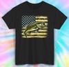 American Flag Bass Fishing T-Shirt | Patriotic Tee | USA Fish Graphic Shirt