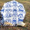 1PC Cartoon Faces Umbrella-8-Rib Reinforced Portable Folding Travel Suitable for All Seasons Outdoor Daily Use-J341