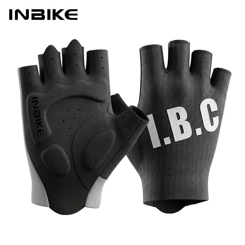 Mens Half-Finger Cycling Gloves Road Bike Riding Shock Absorption Durable Breathable Lightweight