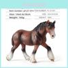 Horse Animal Figurine Set Pvc Durable Realistic Collectible Decoration For Kids And Gift Purposes