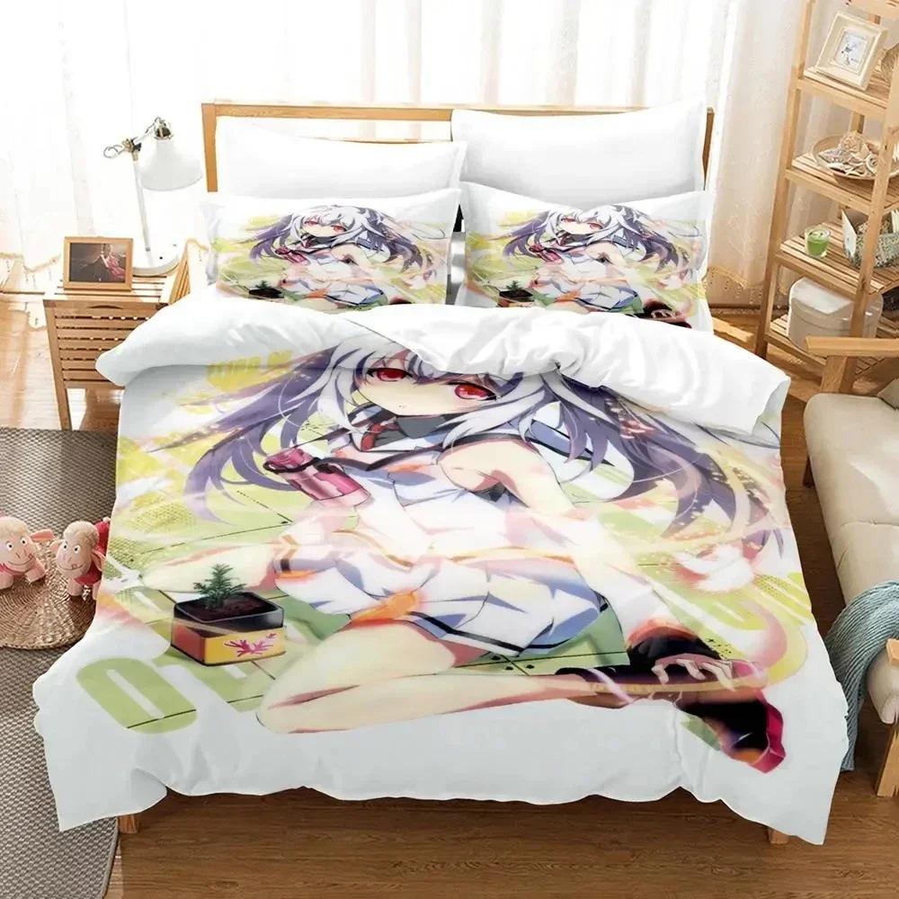 Lightweight Elegant 3D Print Anime Plastic Memories Isla Bed Size Boy Adult King Queen Quilt Comforter