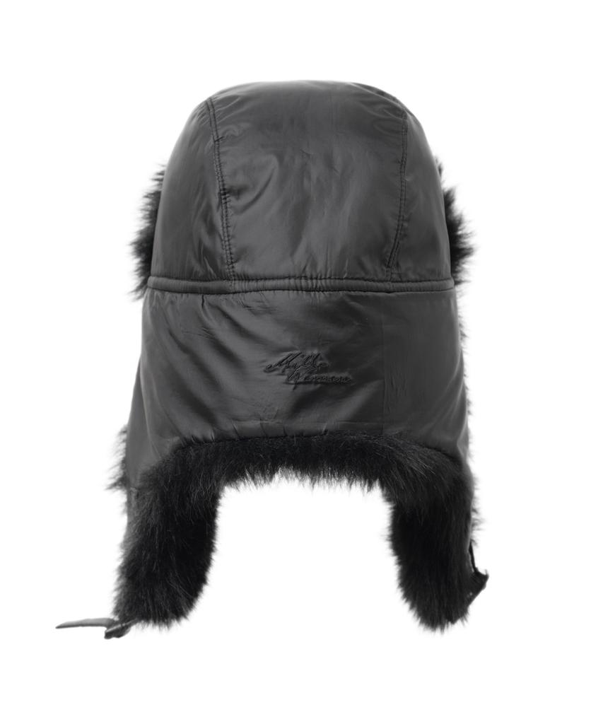MILLO WOMEN Fur Trooper Hat [Black]