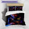 Set di biancheria da letto con motivo M-Max Verstappen per 3 persone, set copripiumino include copripiumino e federe, decorazione perfetta per la camera da letto per tutte le stagioni e regalo