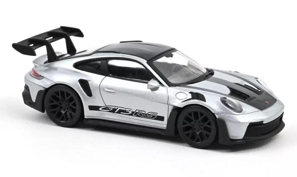 Norev Scale Porsche 911 992 GT3 RS 2022 NOREV 911 GT3 RS Diecast Car 1/43 Silver/Black Jet-Car