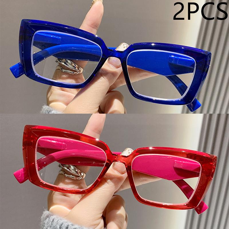 1/2/3PCS Cat-eye Reading Glasses Fashionable Simple Versatile For Middle-aged Elderly People 2319