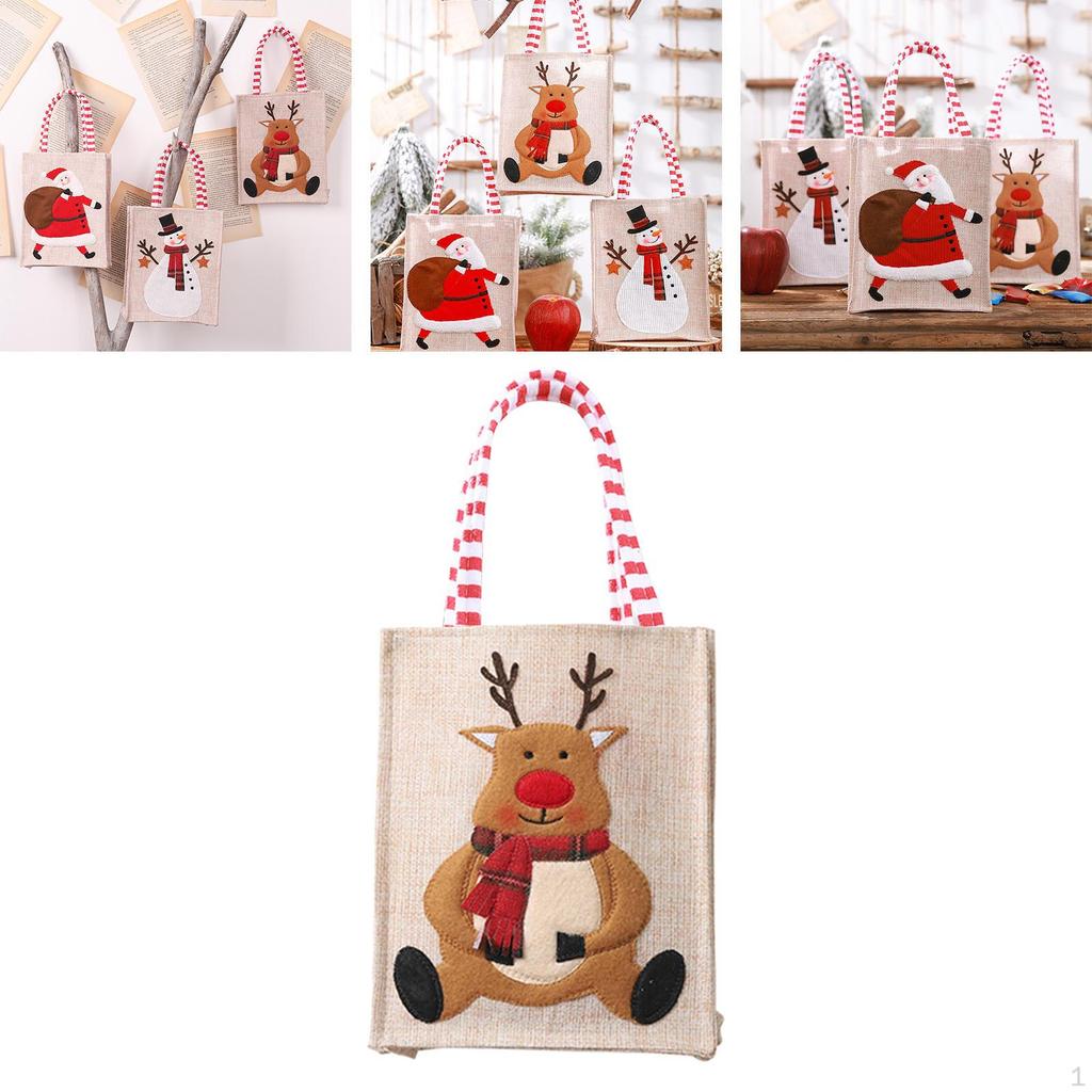 Bag Gift Storage Pouch Xmas Favor Tote Decoration for Festival Holiday Presents Kids Children