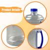 Reusable Water Bottle Jug 1.5L Easy Grip Carry Empty Versatile with Screw Cap Bucket for