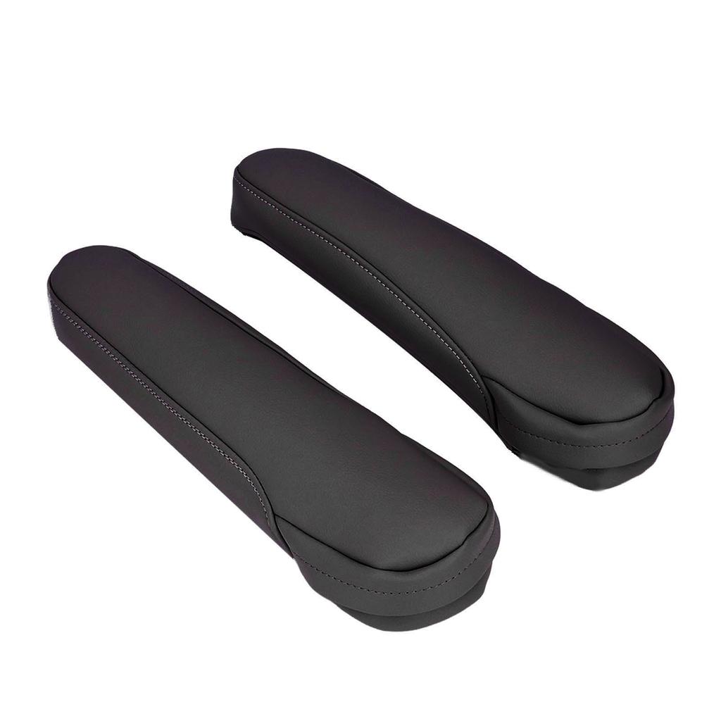 2pcs Seat Armrest Cover Leather Car Interior Accessories Replacement for Odyssey 2004‑2014Black