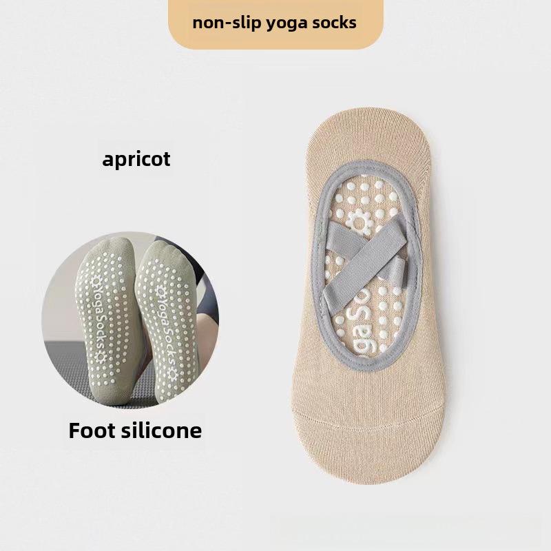 Women's Non-Slip Silicone Yoga & Pilates Summer Socks - Pure Cotton Sports & Dance Floor Socks