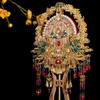 Elegant Dual-Sided Chinese Style Fan for Best Friend's Wedding - Luxury Bridal Gift