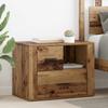 Nightstand with Drawers Reclaimed Wood Look 35 x 60 x 50 cm Engineered Wood