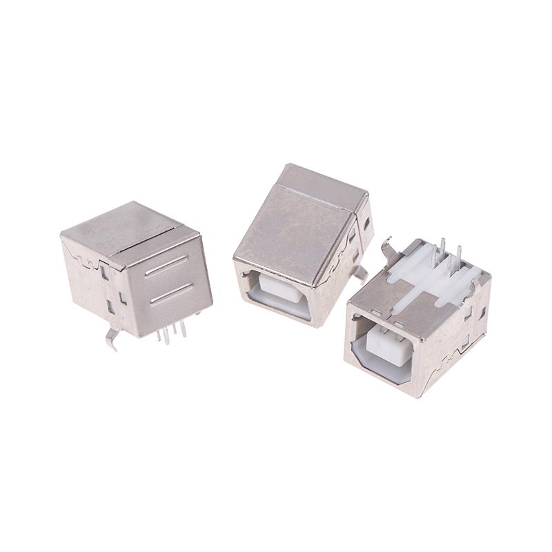 10Pcs/Lot Usb B Type Female Socket Connector G45 Square Interface Socket For Printer Data Interface