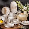 KANGMO Nordic Style Ceramic Dinnerware Set