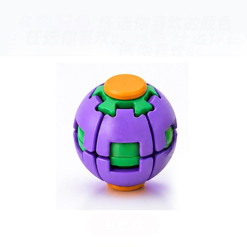 3D Printed Press-Rotating Fidget Spinner Toy Stress & Anxiety Relief Unique Sensory Press-to-Spin Fidget Toy for Adults Gift
