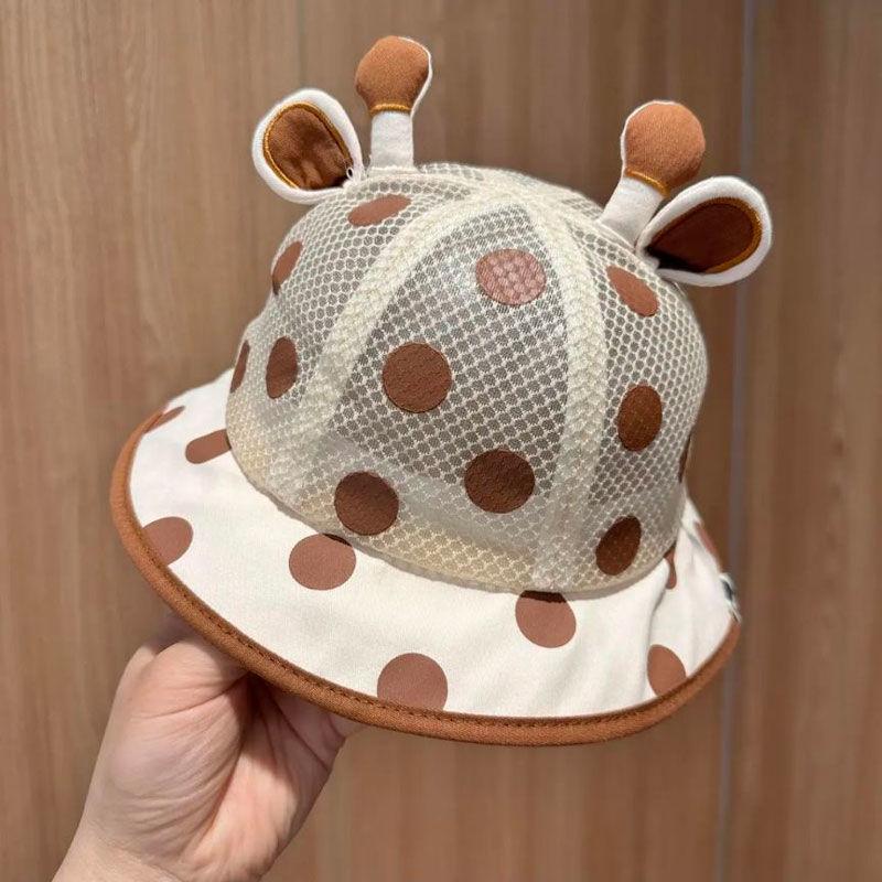 Cotton Hat Summer Mesh Fisherman Hat Cute Boy's Travel Sun Hat Sun Hat Thin Design Children's Sun Protection Hat